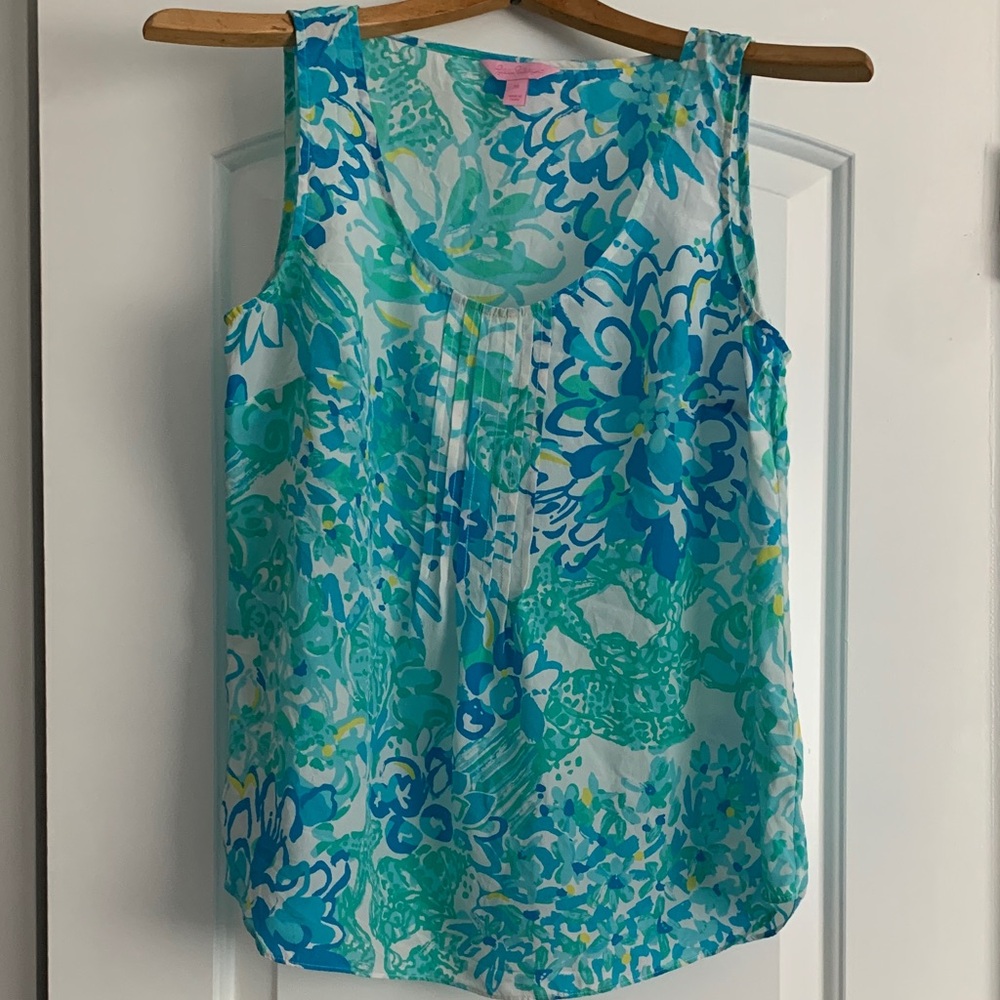 Lilly Pulitzer Silk Tank - Sz M